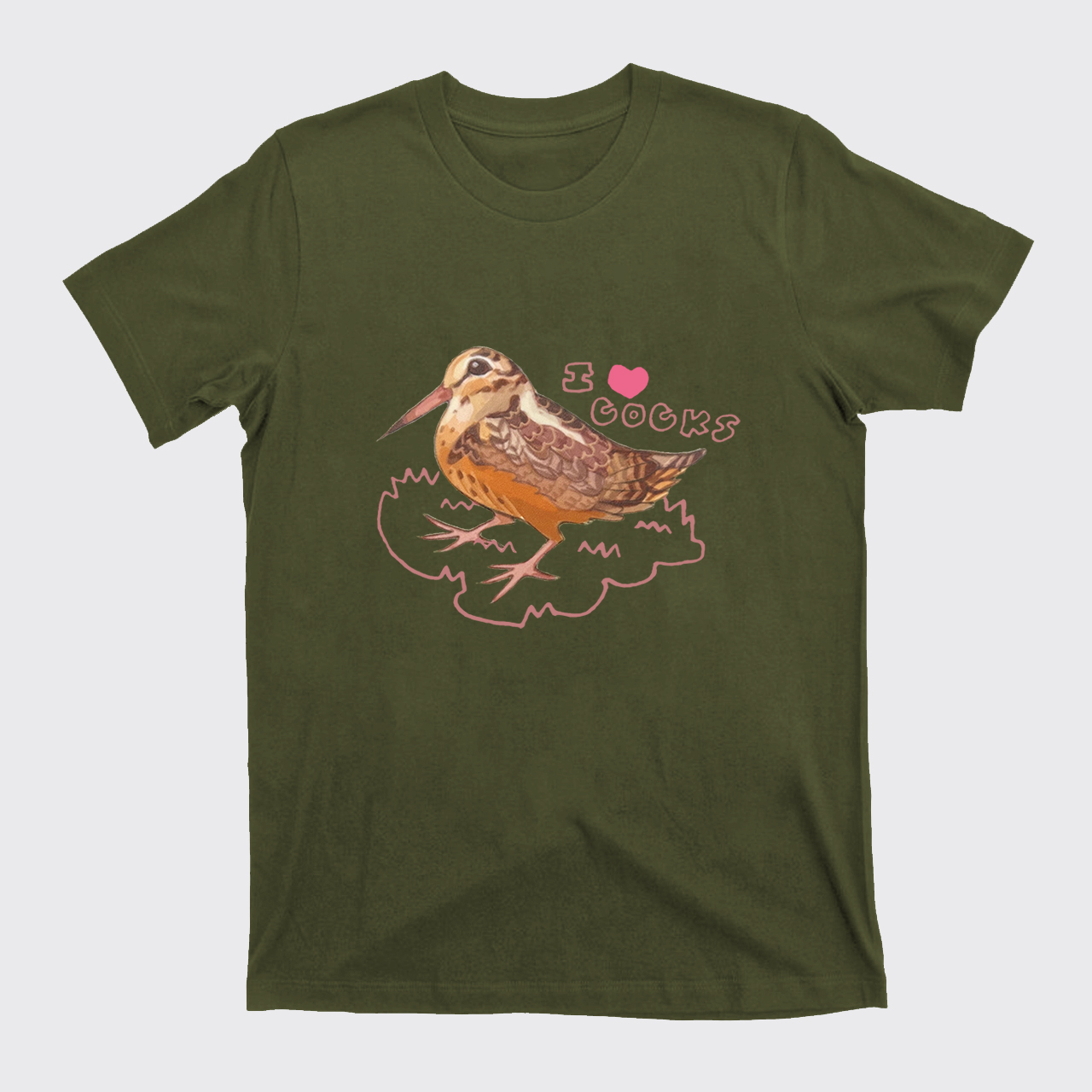 I Love Woodcocks T-Shirts