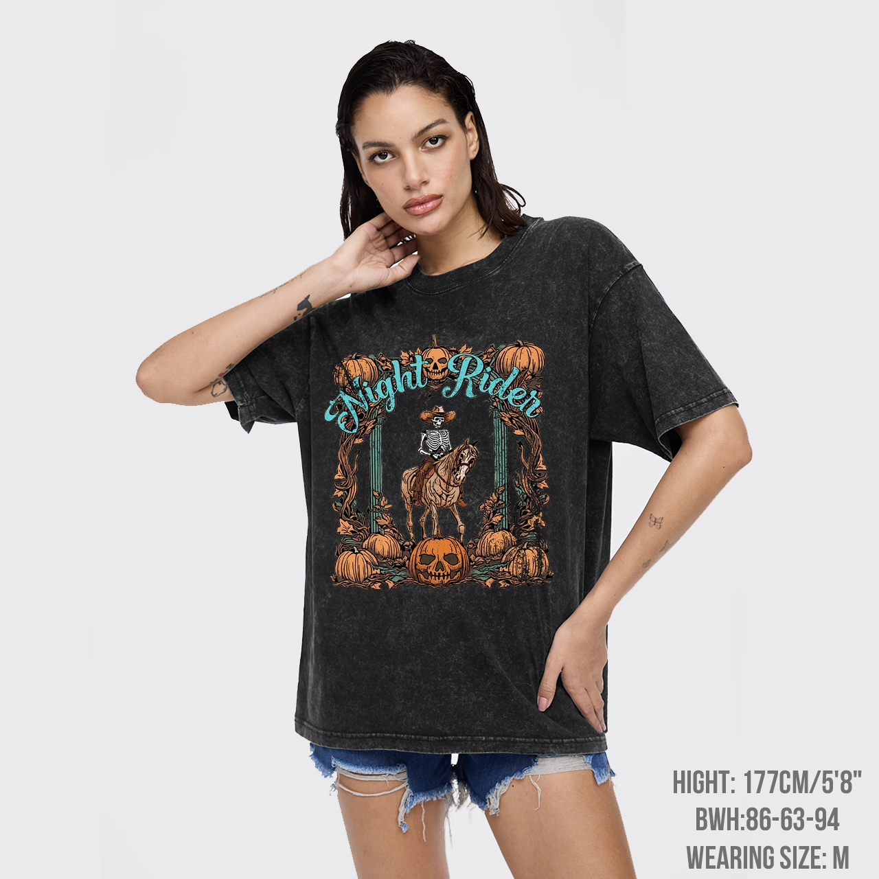 Halloween Night Rider Garment-dye Tees