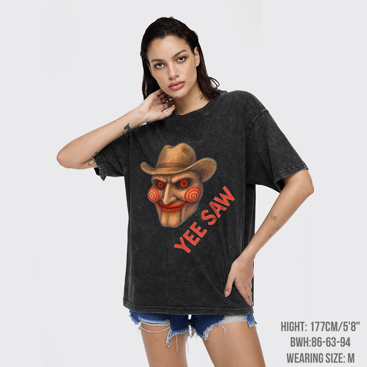 Halloween Cowgirl Movie Garment-dye Tees