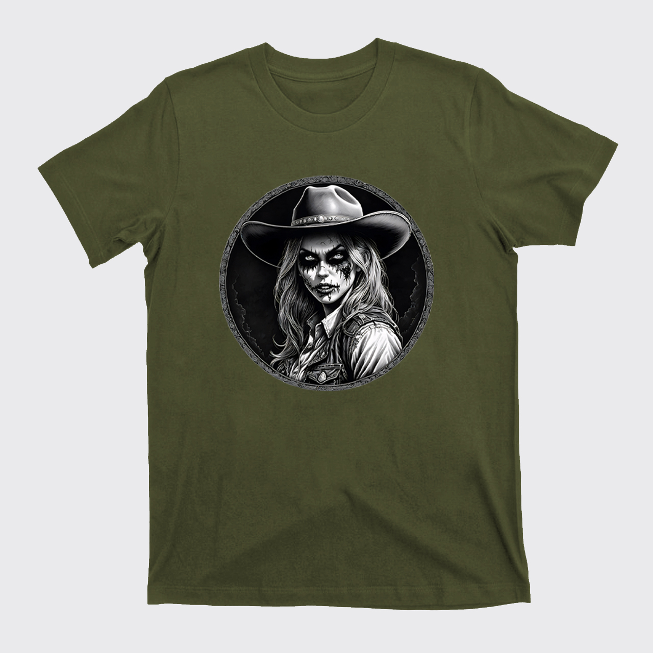 Halloween Undead Cowgirl T-Shirts
