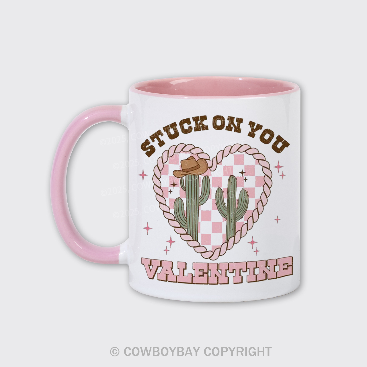 Retro Western Valentine Mug
