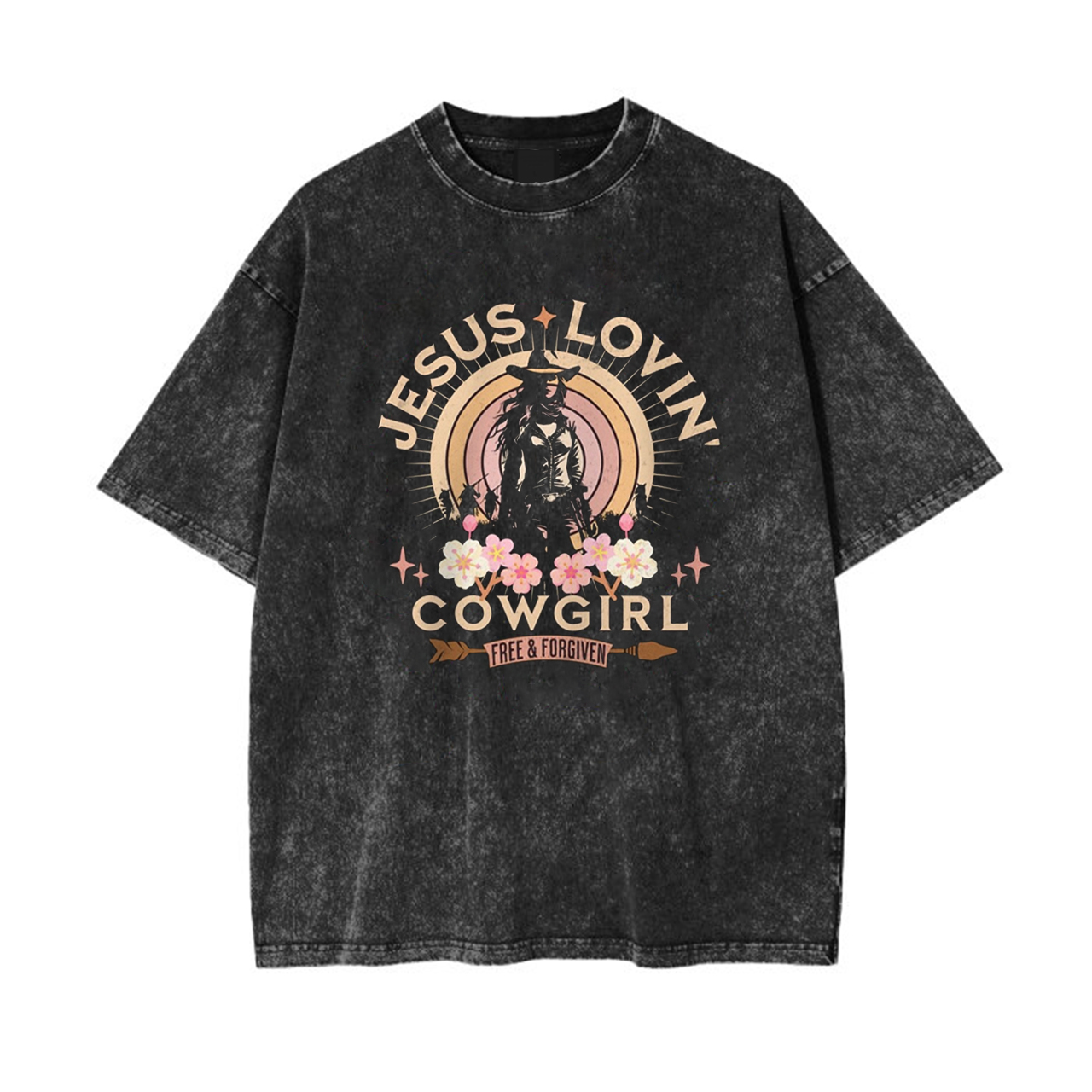 Jesus Lovin' Cowgirl Garment-dye Tees