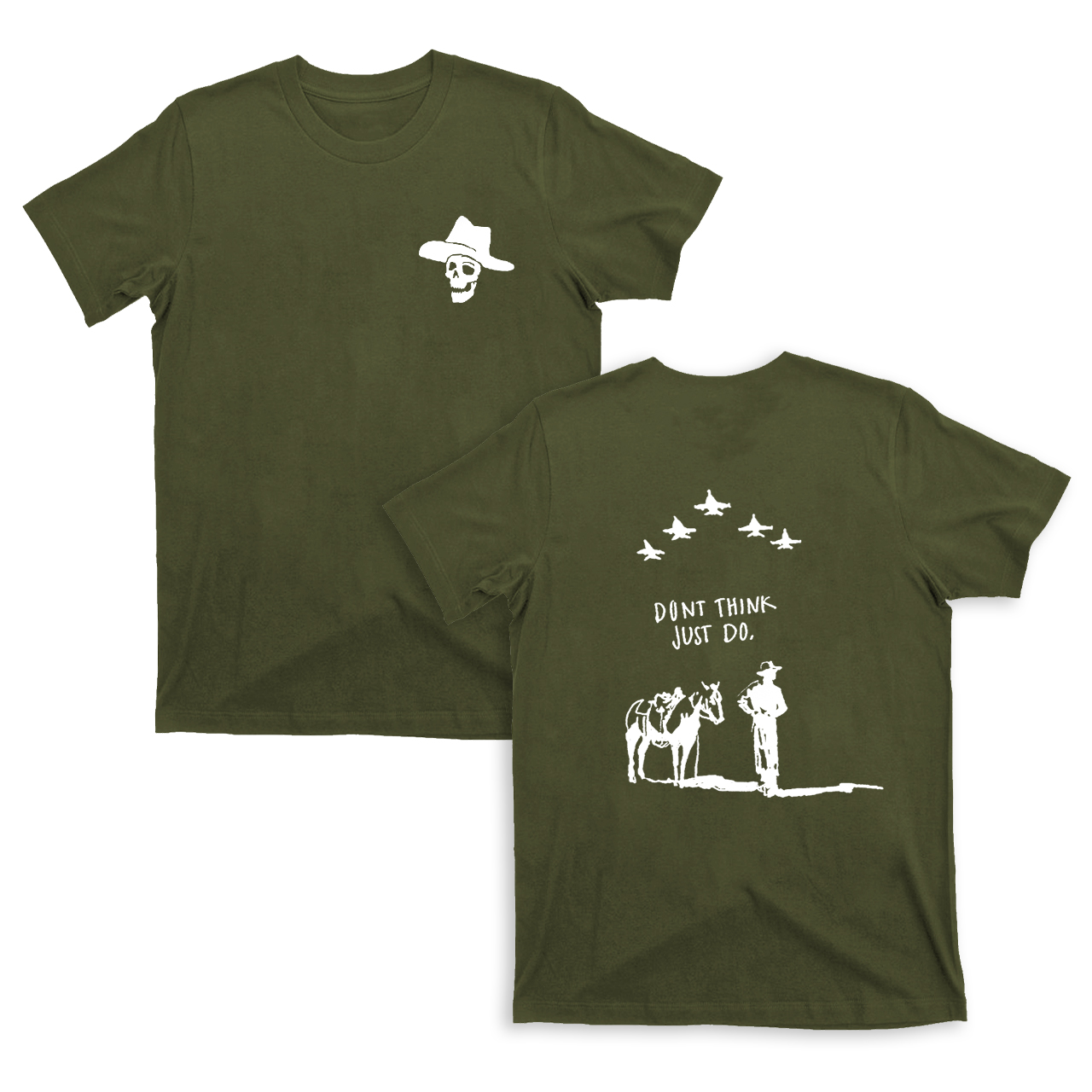 Cowboy Don't Think Just Do T-Shirts