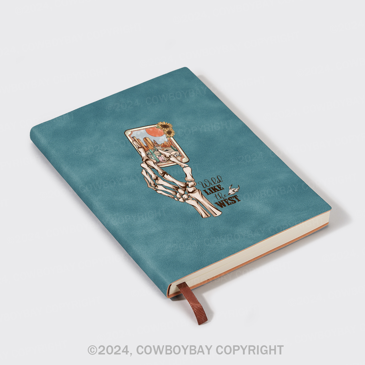 A5 Vintage Sheepbark Notebook-It's Your Turn To Play