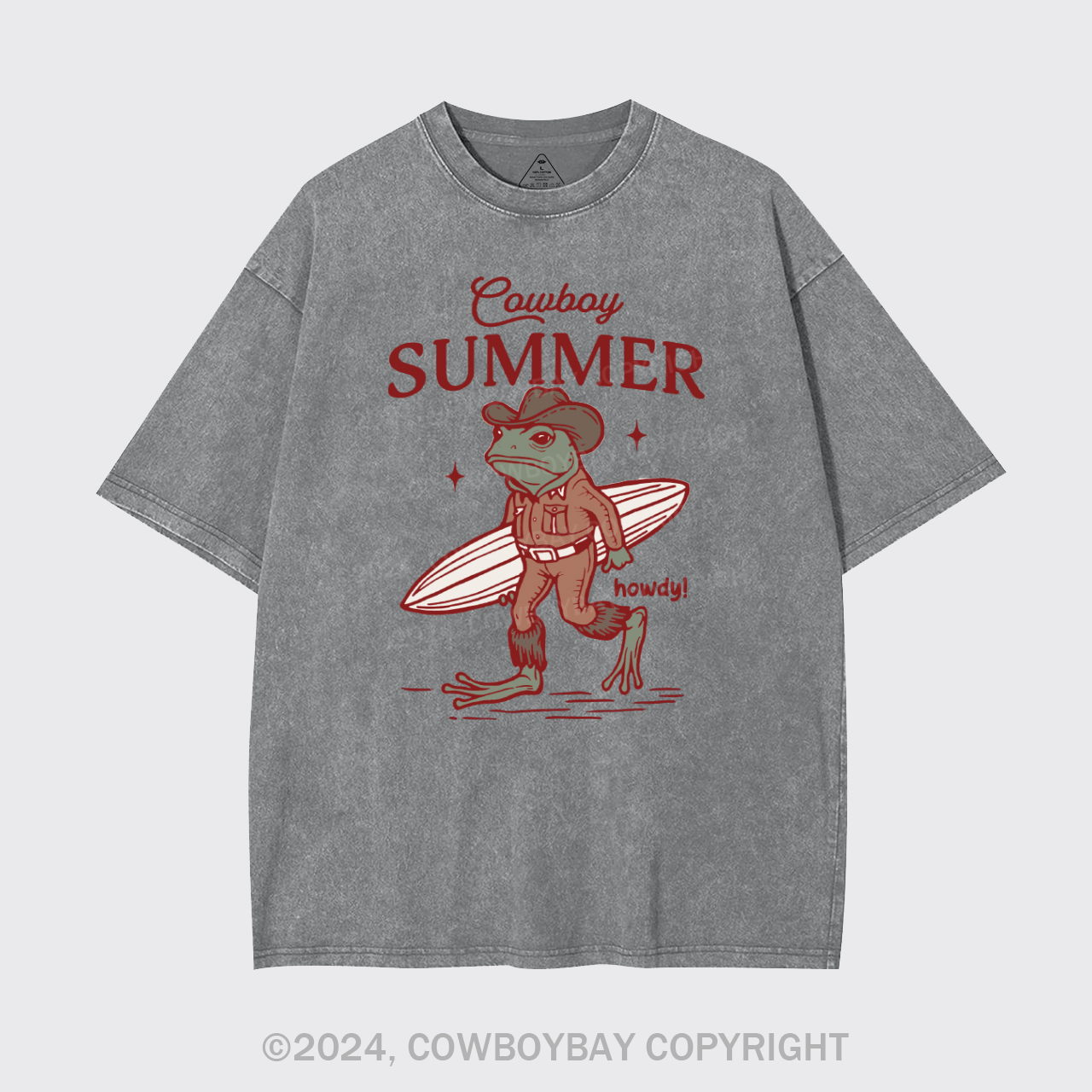 Retro Cowboy Summer Garment-dye Tees