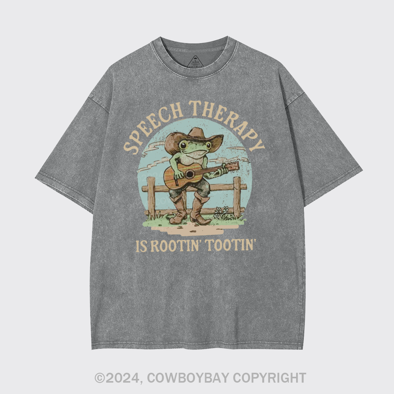 Speech Therapy Is Rootin' Tootin' Garment-dye Tees