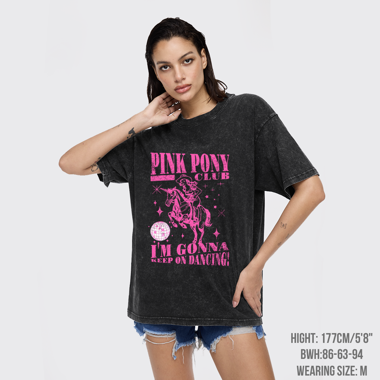 Keep On Dancing Cowgirl Garment-dye Tees