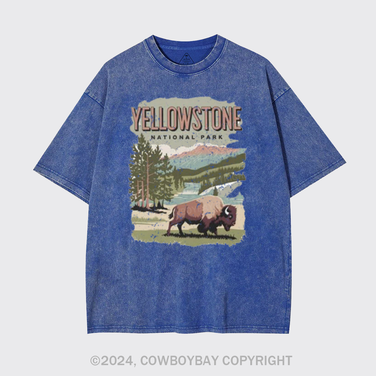 Vintage Yellowstone National Park Garment-dye Tees