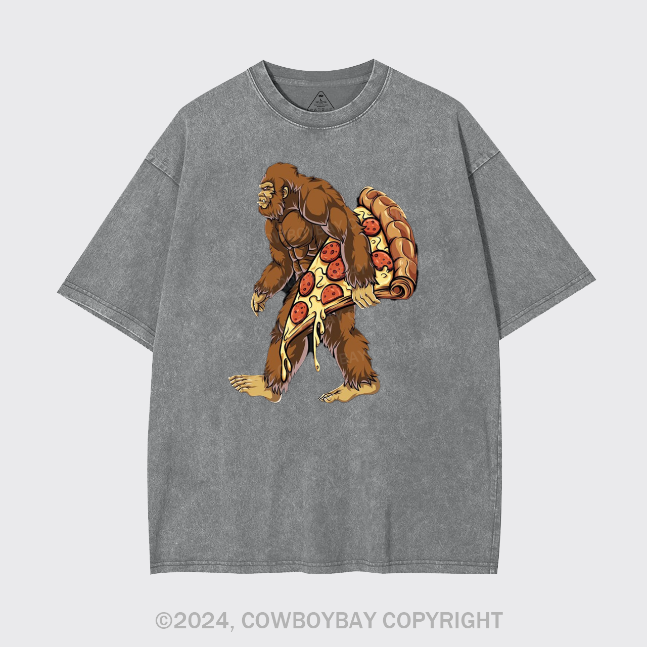 Bigfoot Pizza Garment-dye Tees