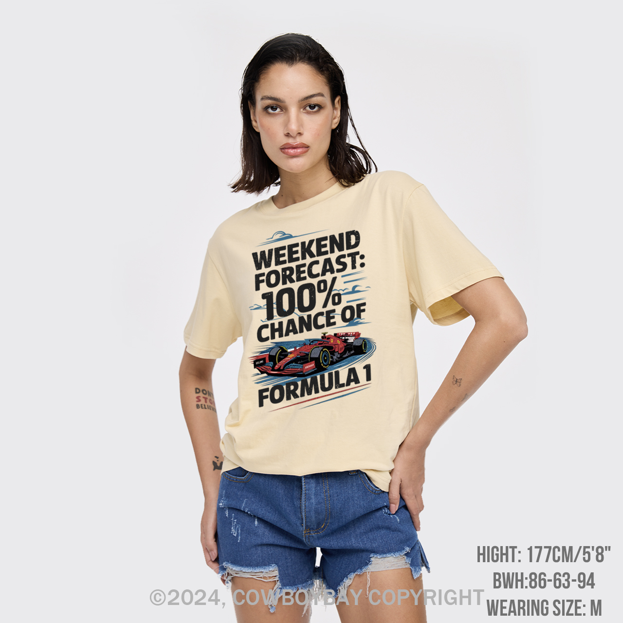 100% Chance Of Formula 1 T-Shirts