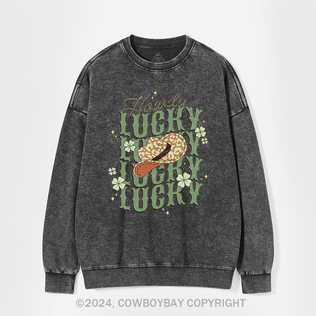 Howdy Lucky Washed Sweatshirts