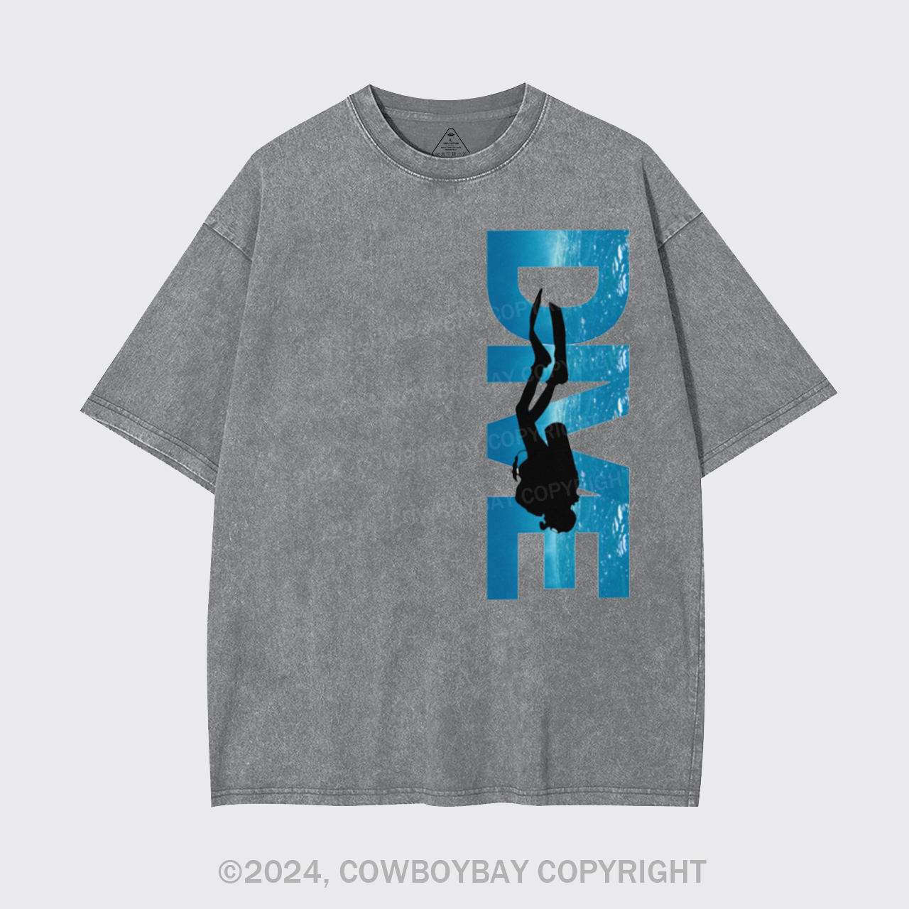 Funny Diving Garment-dye Tees