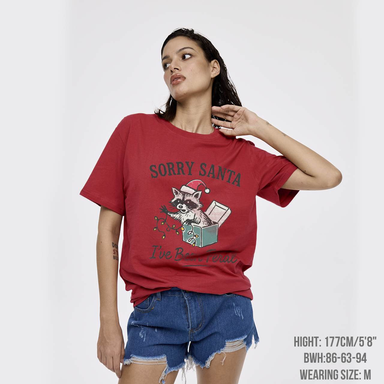 Sorry Santa I've Been Feral T-Shirts