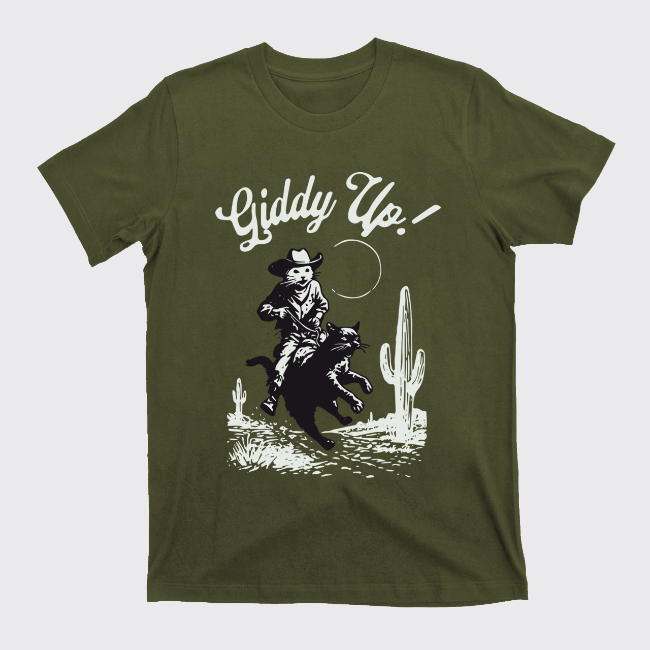 Giddy Up Funny Cowboy Mouse T-Shirts