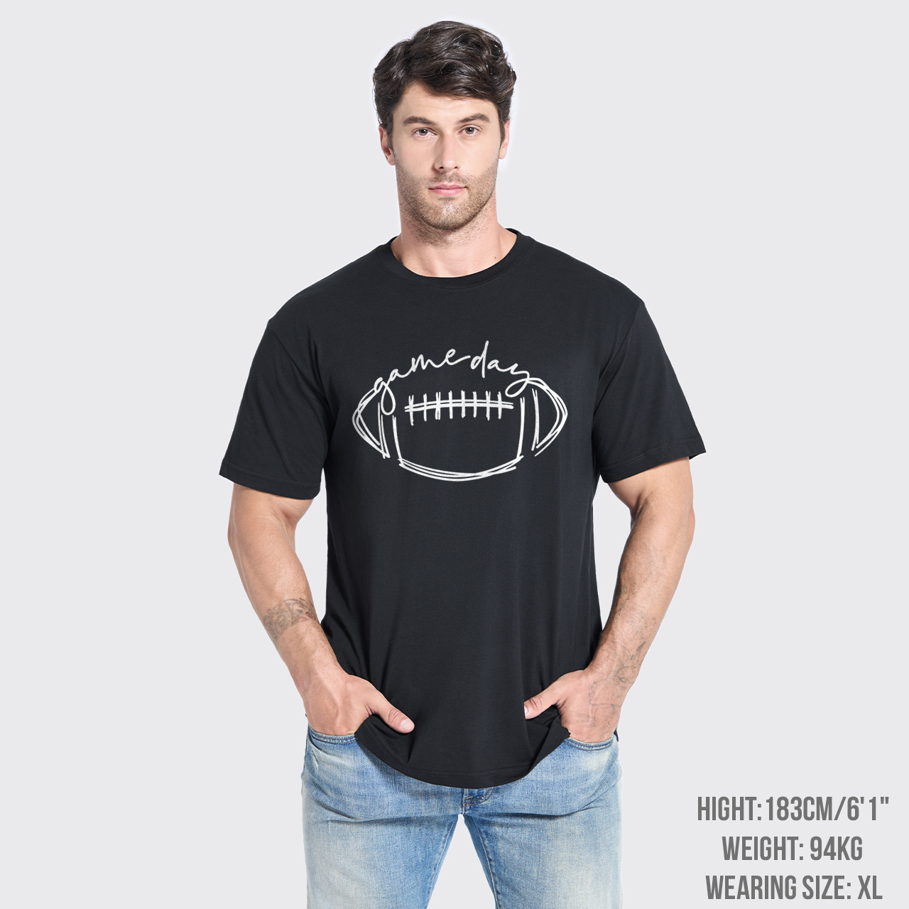 Game Day Vibes Football T-Shirts