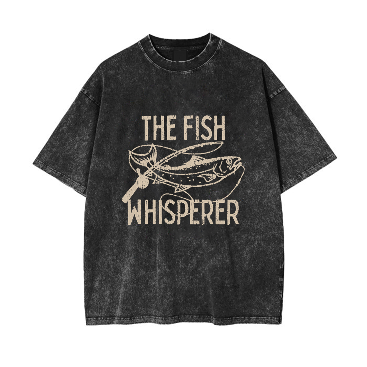 The Fish Whisperer Funny Fishing Garment-dye Tees