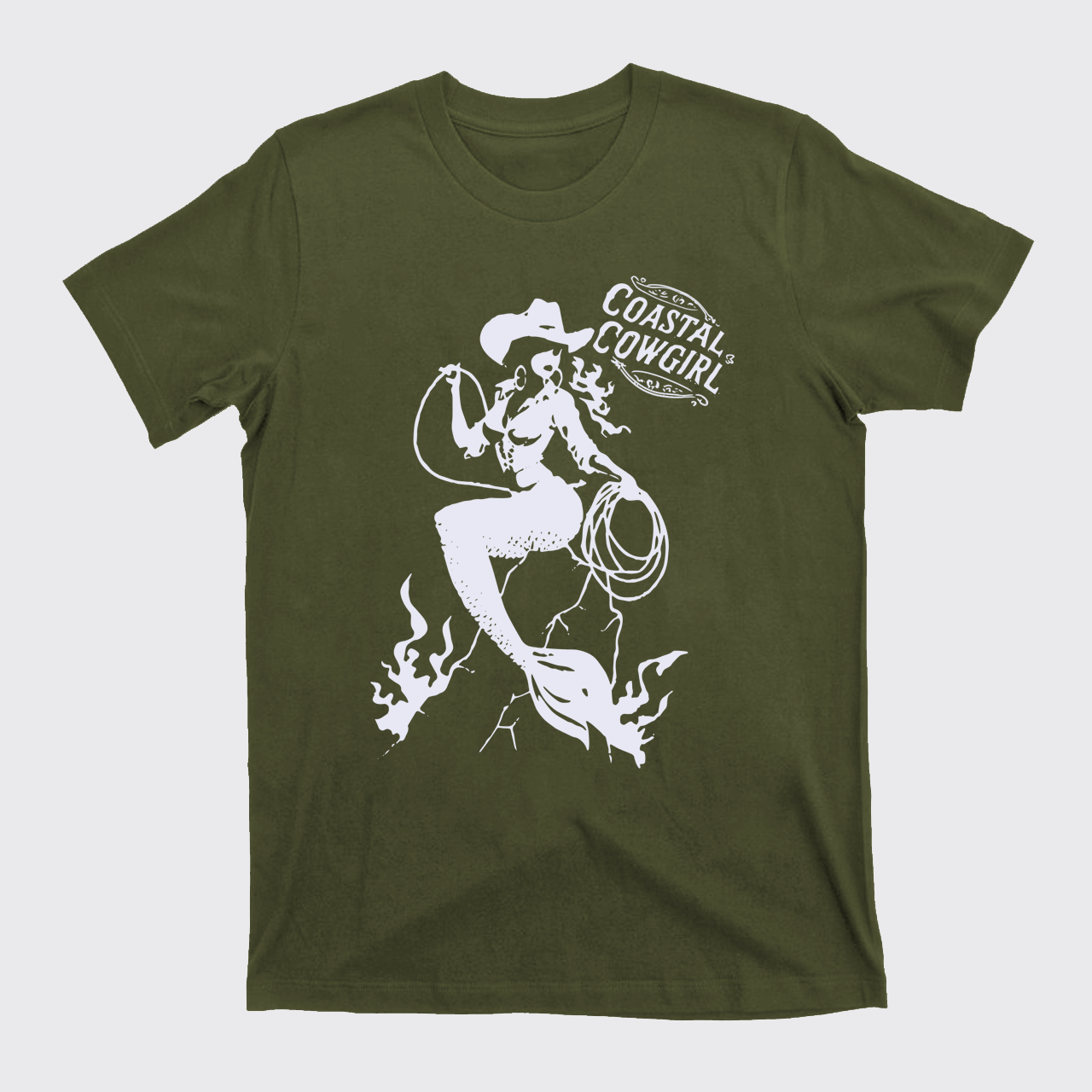 Coastal Cowgirl Mermaid T-Shirts