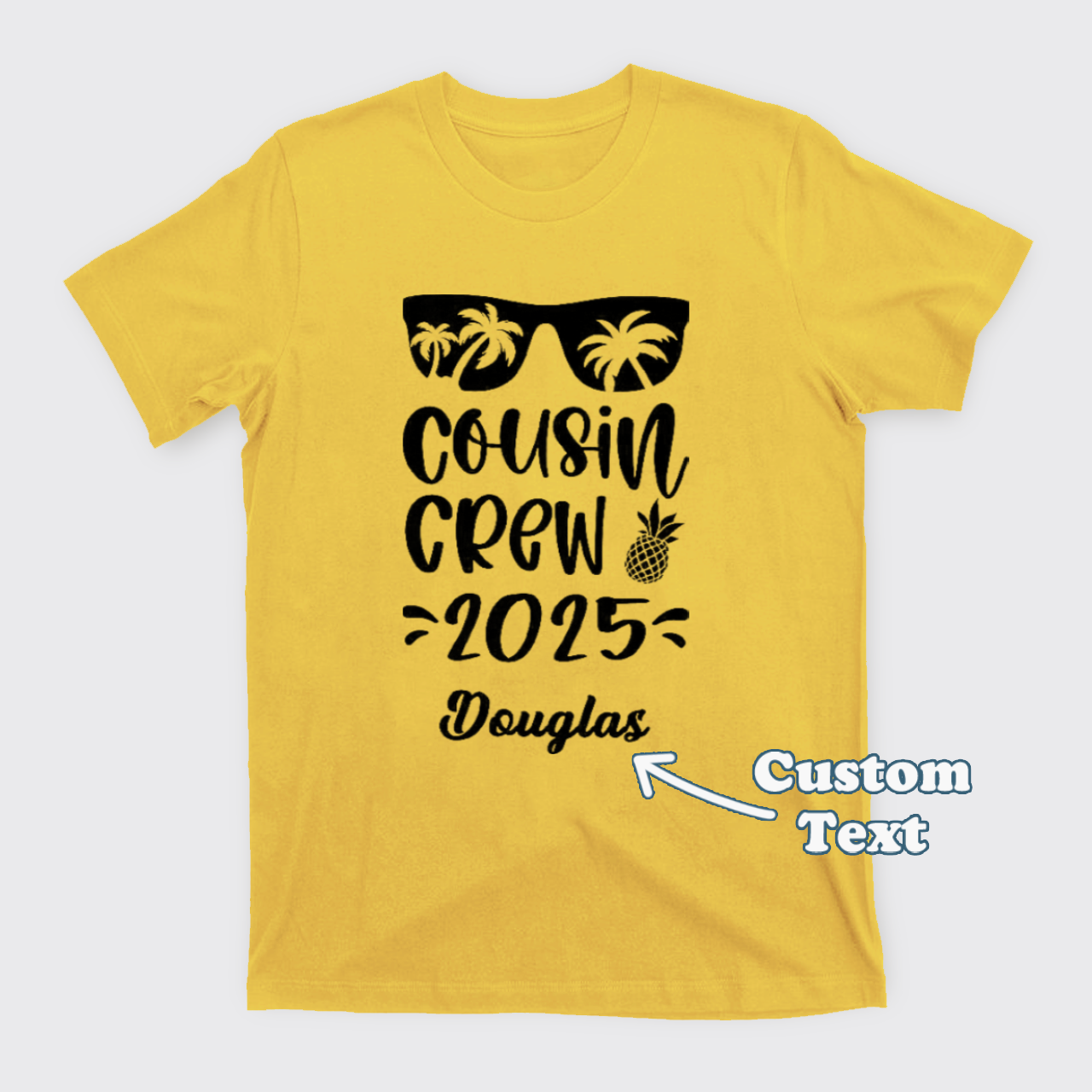 Personalized Cousin Crew 2025 T-Shirts