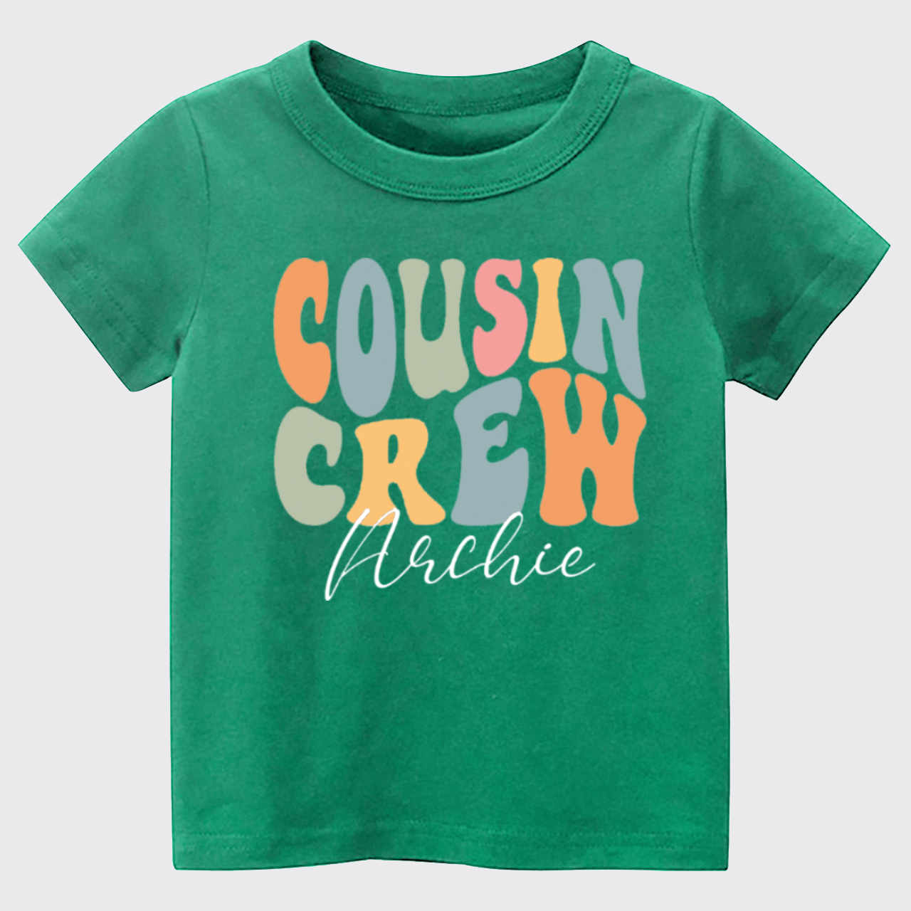 Personalized Cousin Crew Kids T-shirt
