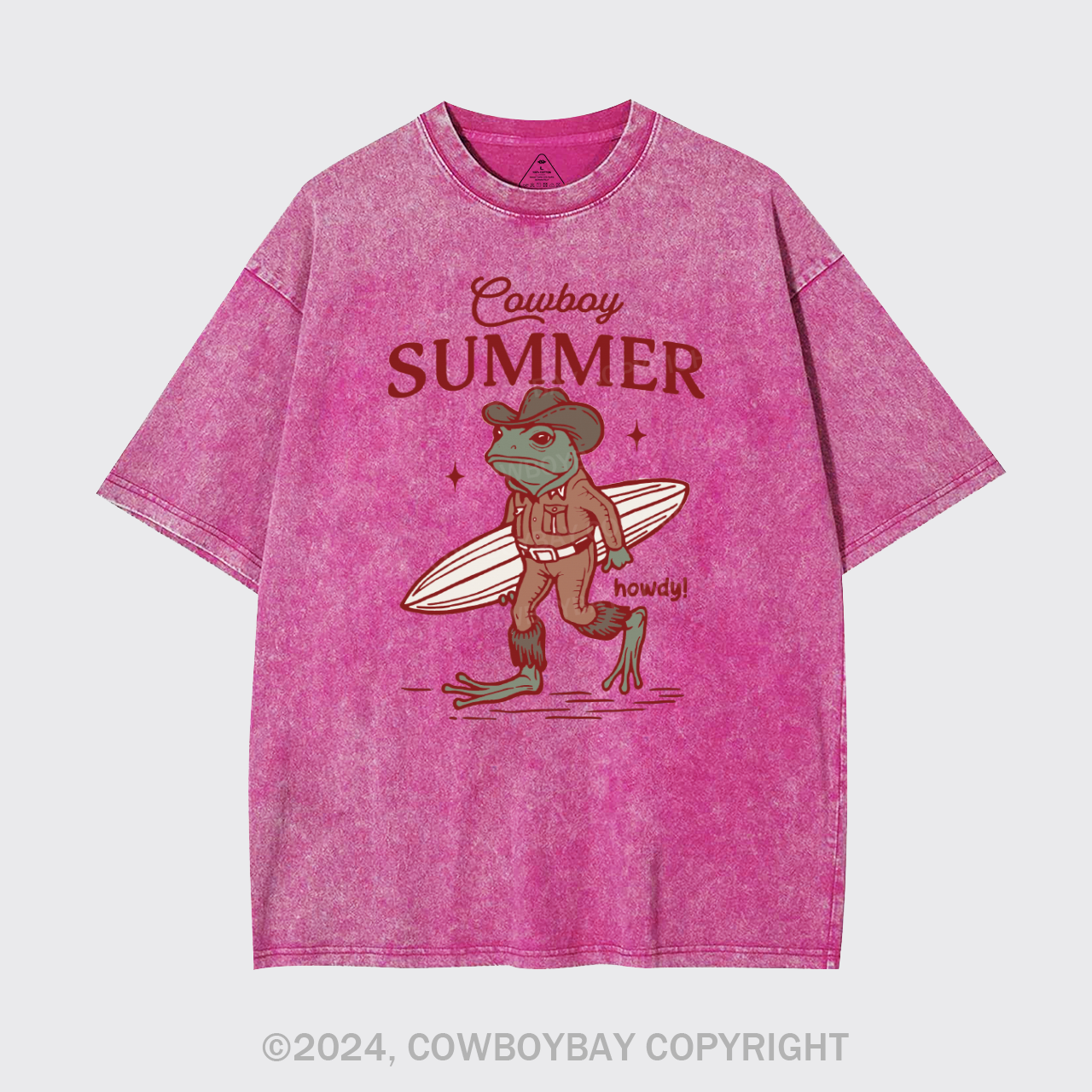 Retro Cowboy Summer Garment-dye Tees