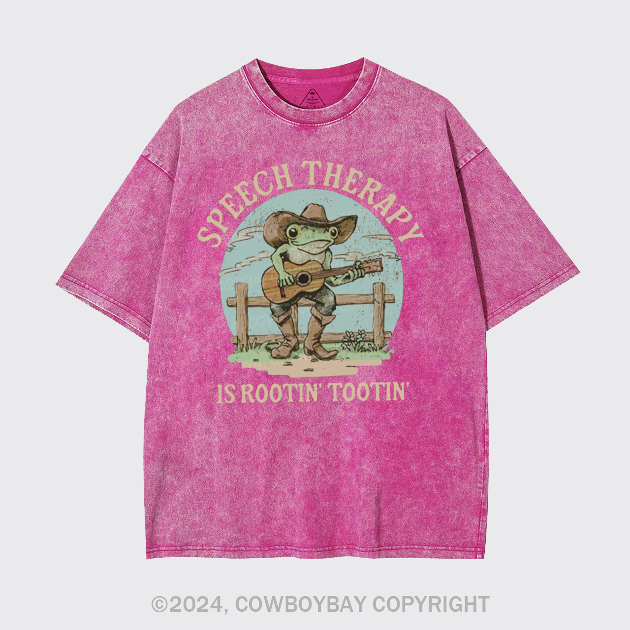 Speech Therapy Is Rootin' Tootin' Garment-dye Tees