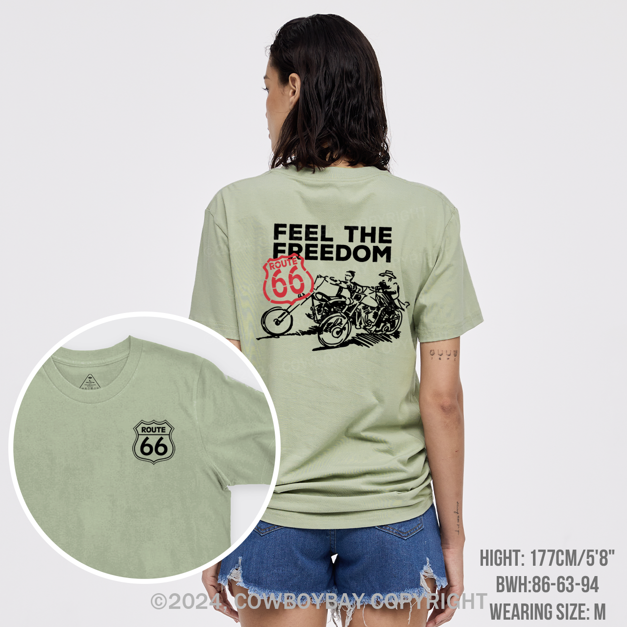 Route 66 Feel The Freedom T-Shirts