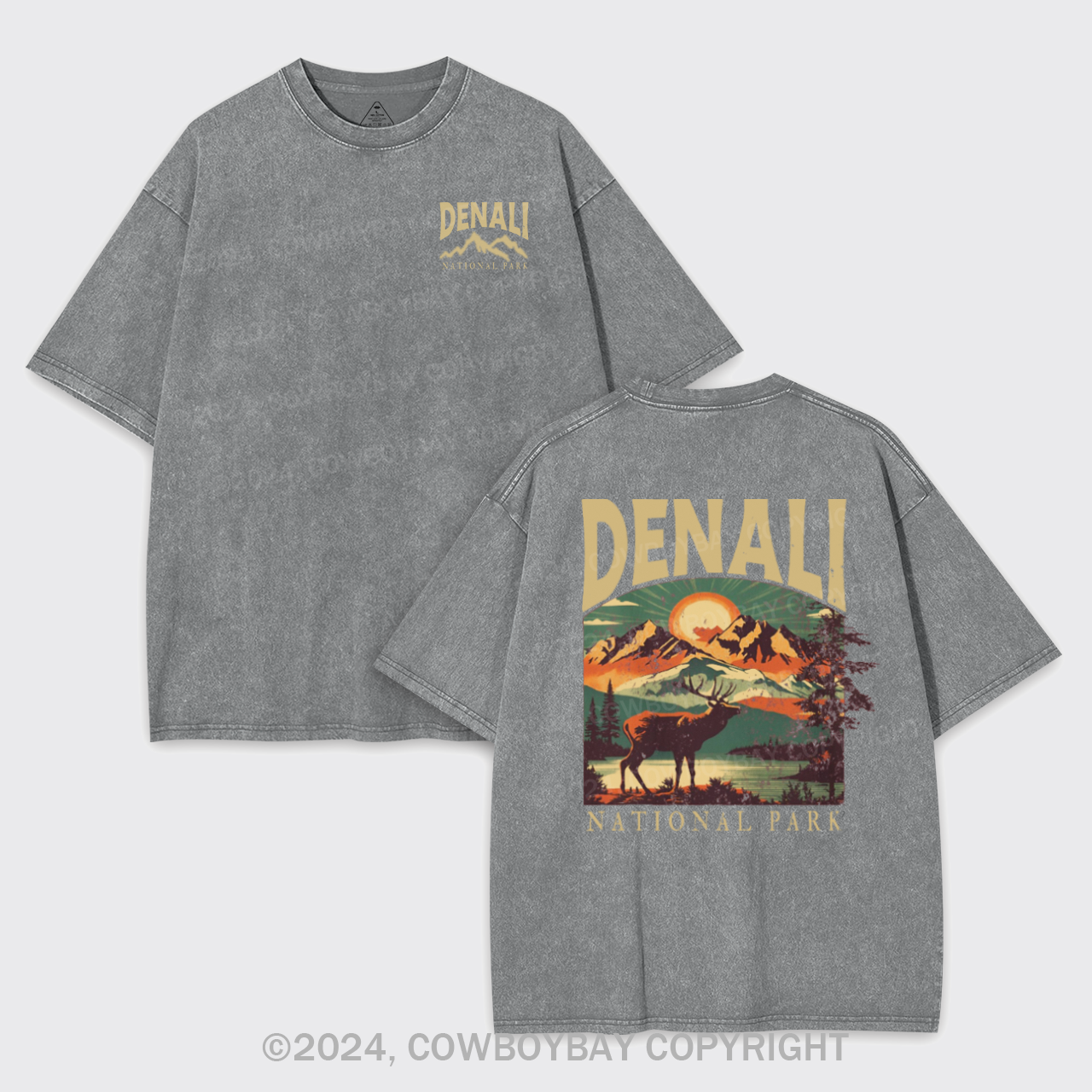Denali National Park Garment-dye Tees