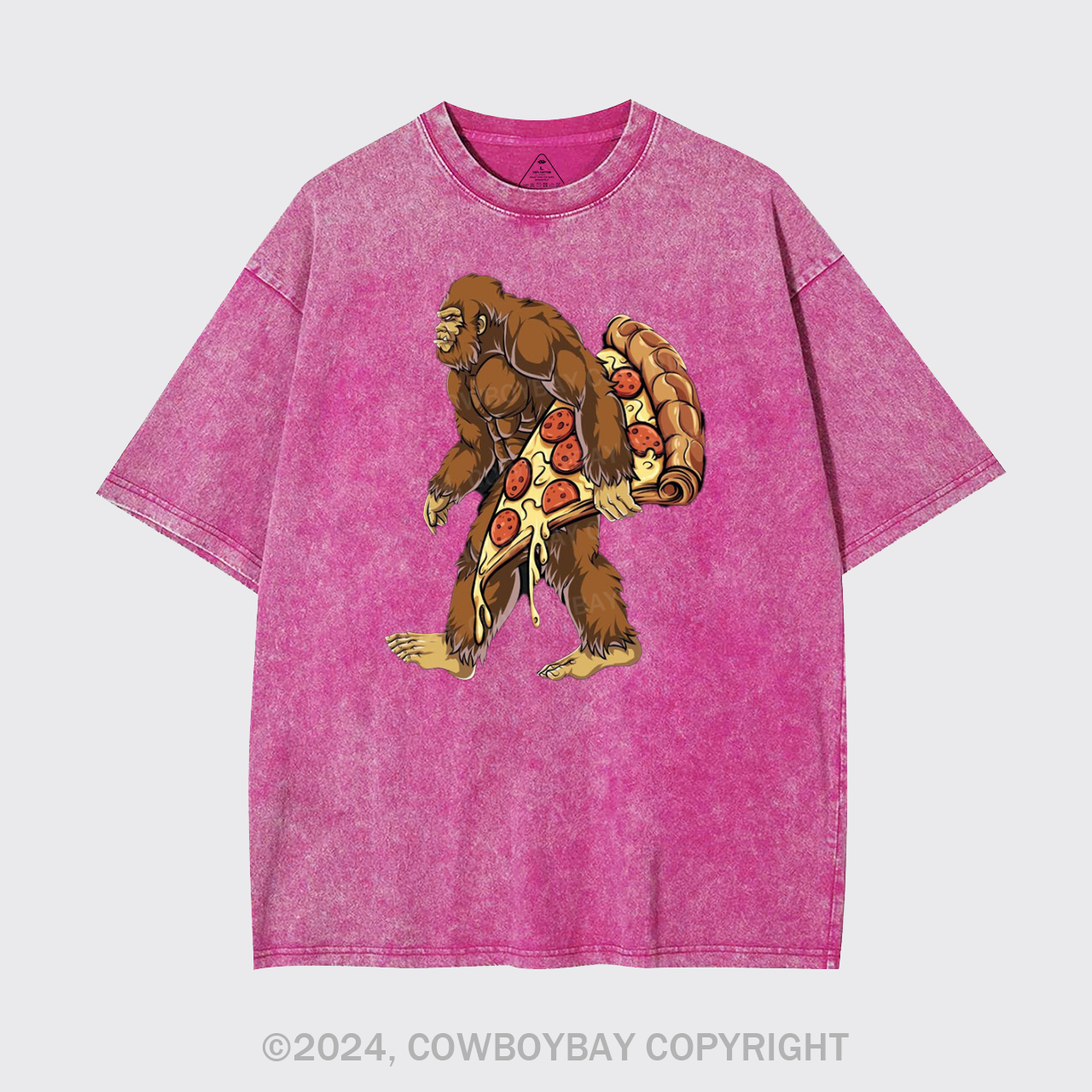 Bigfoot Pizza Garment-dye Tees