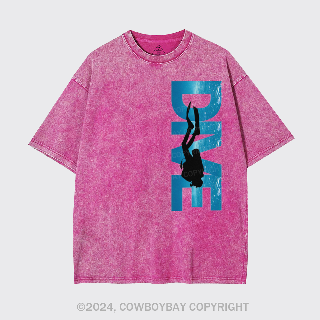 Funny Diving Garment-dye Tees