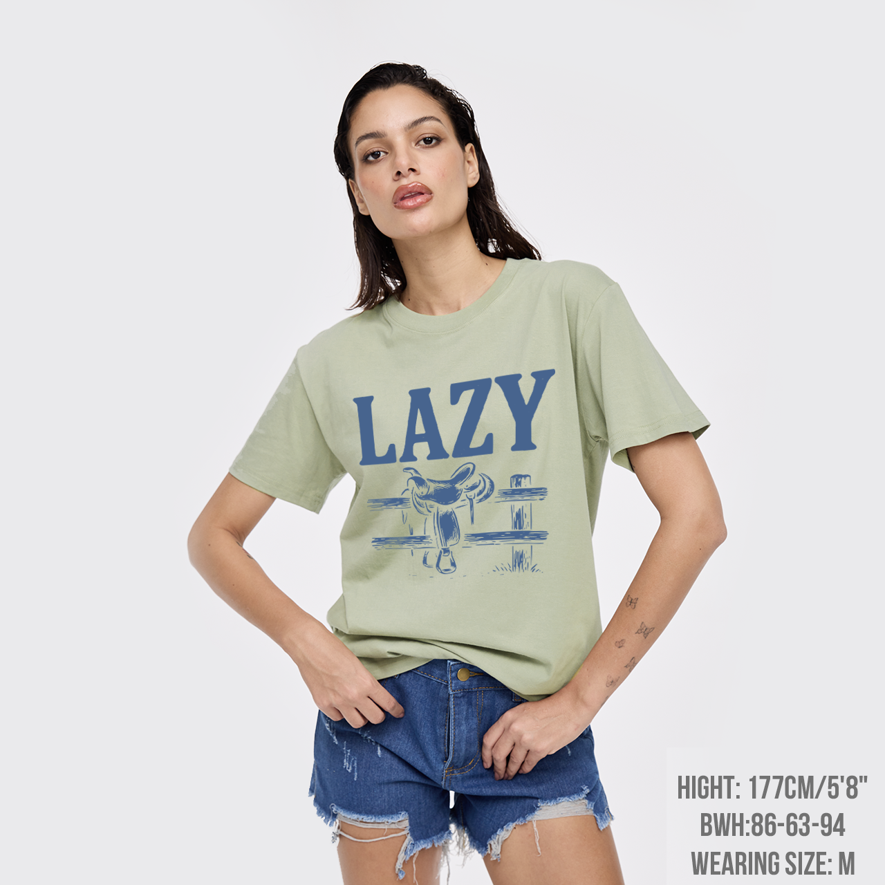 Lazy Cowboy Saddle T-Shirts