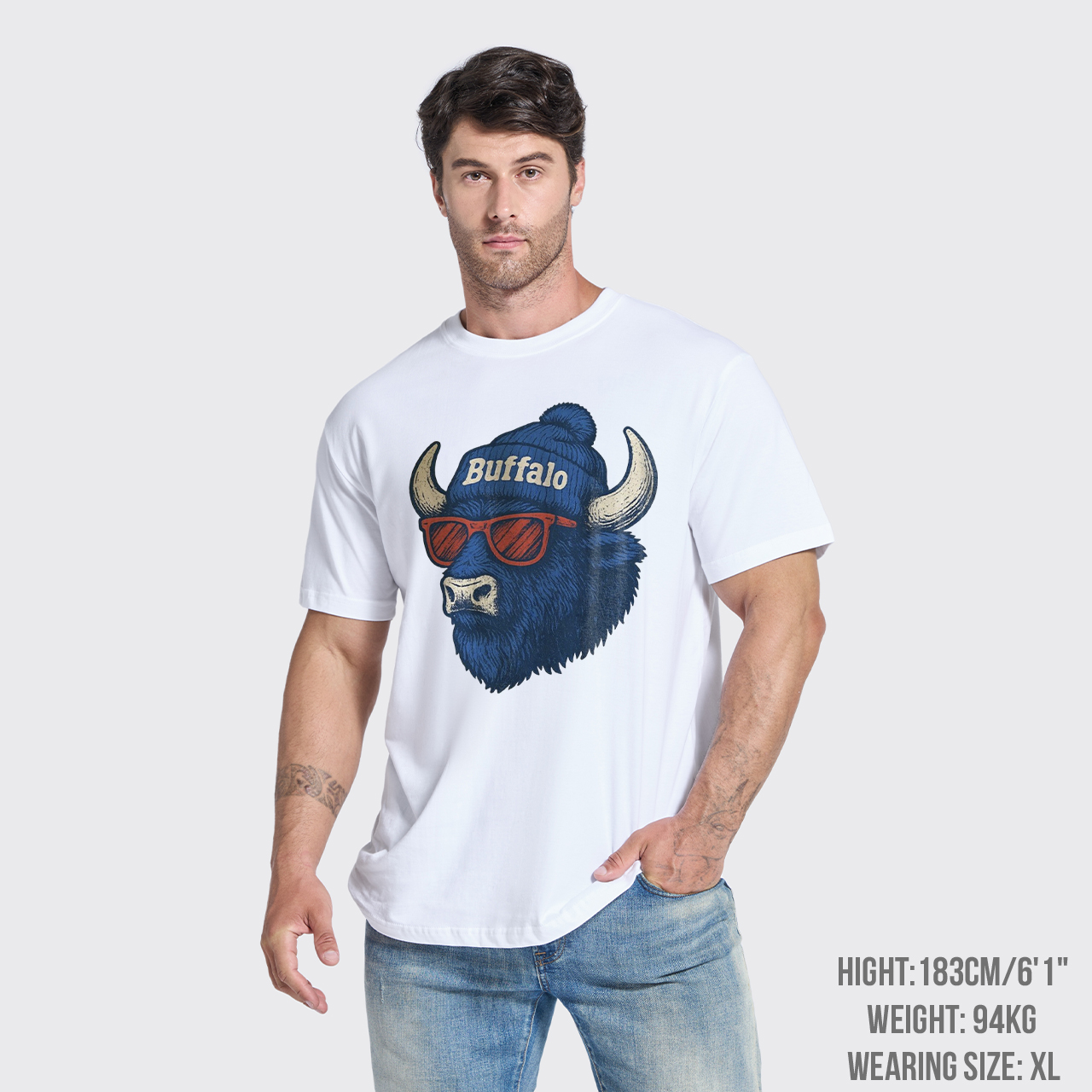 Mascot Style Football T-Shirts