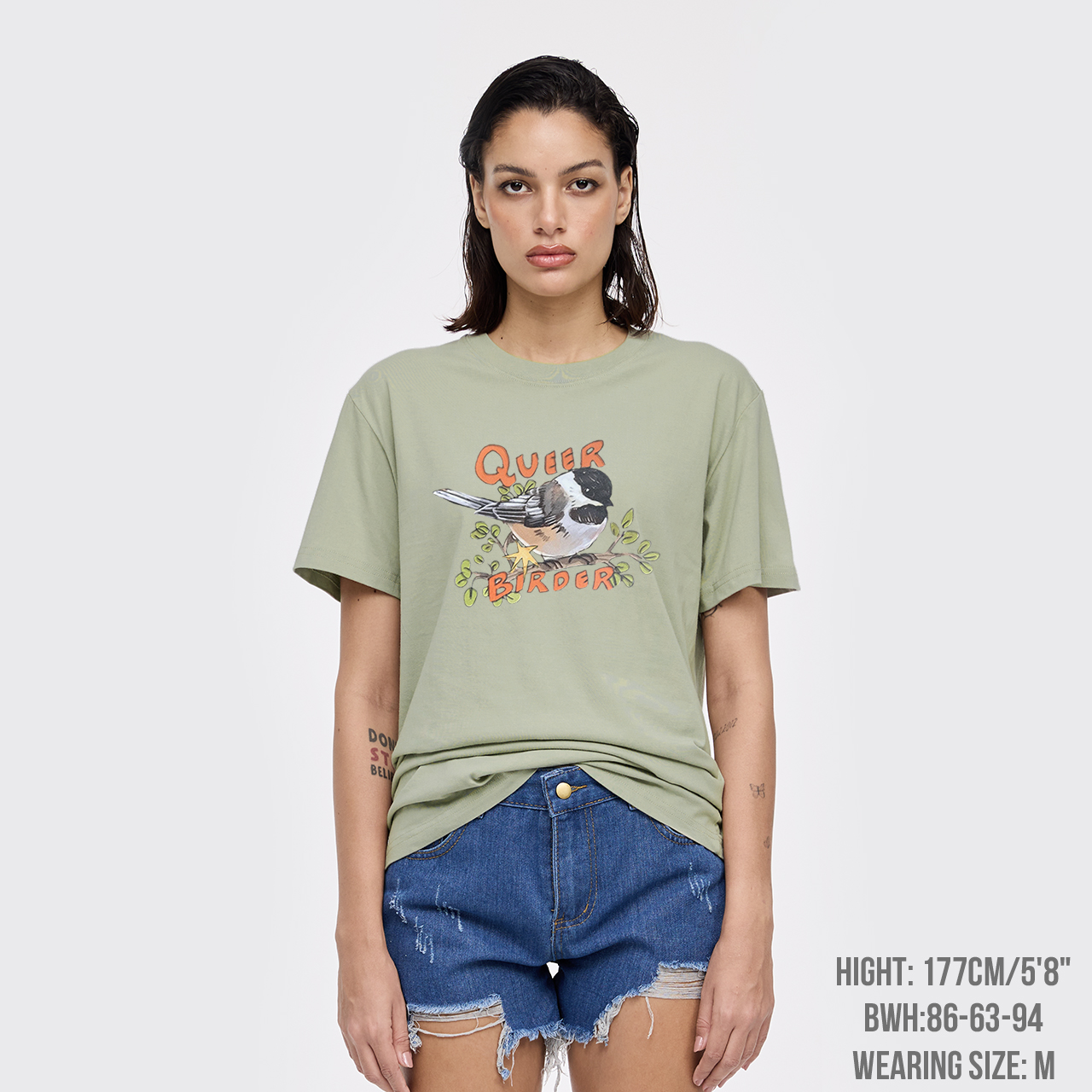 Queer Birder Chickadee T-Shirts