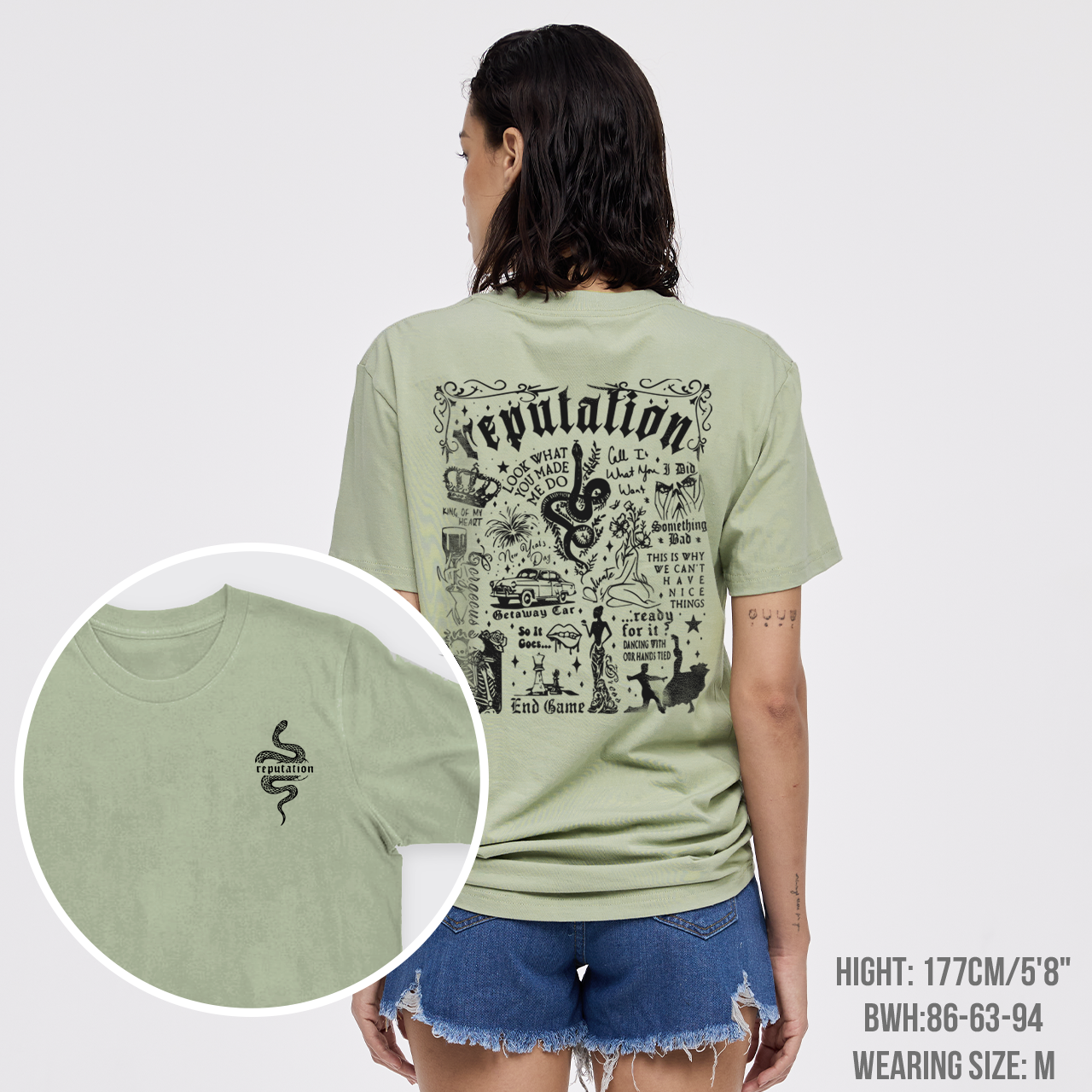 Cute Cat Album Music T-Shirts