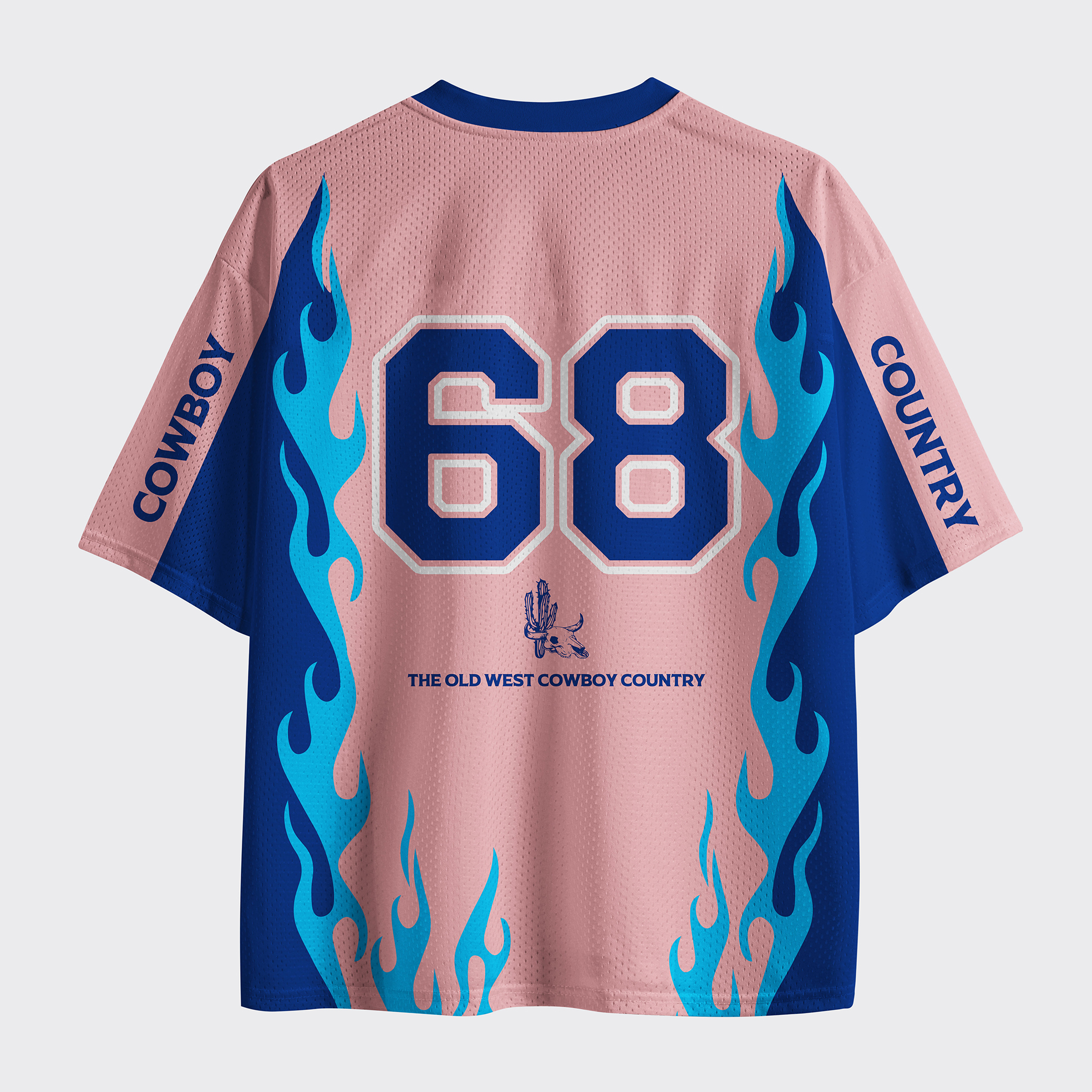 Personalized Cowboy Country Mesh Jersey