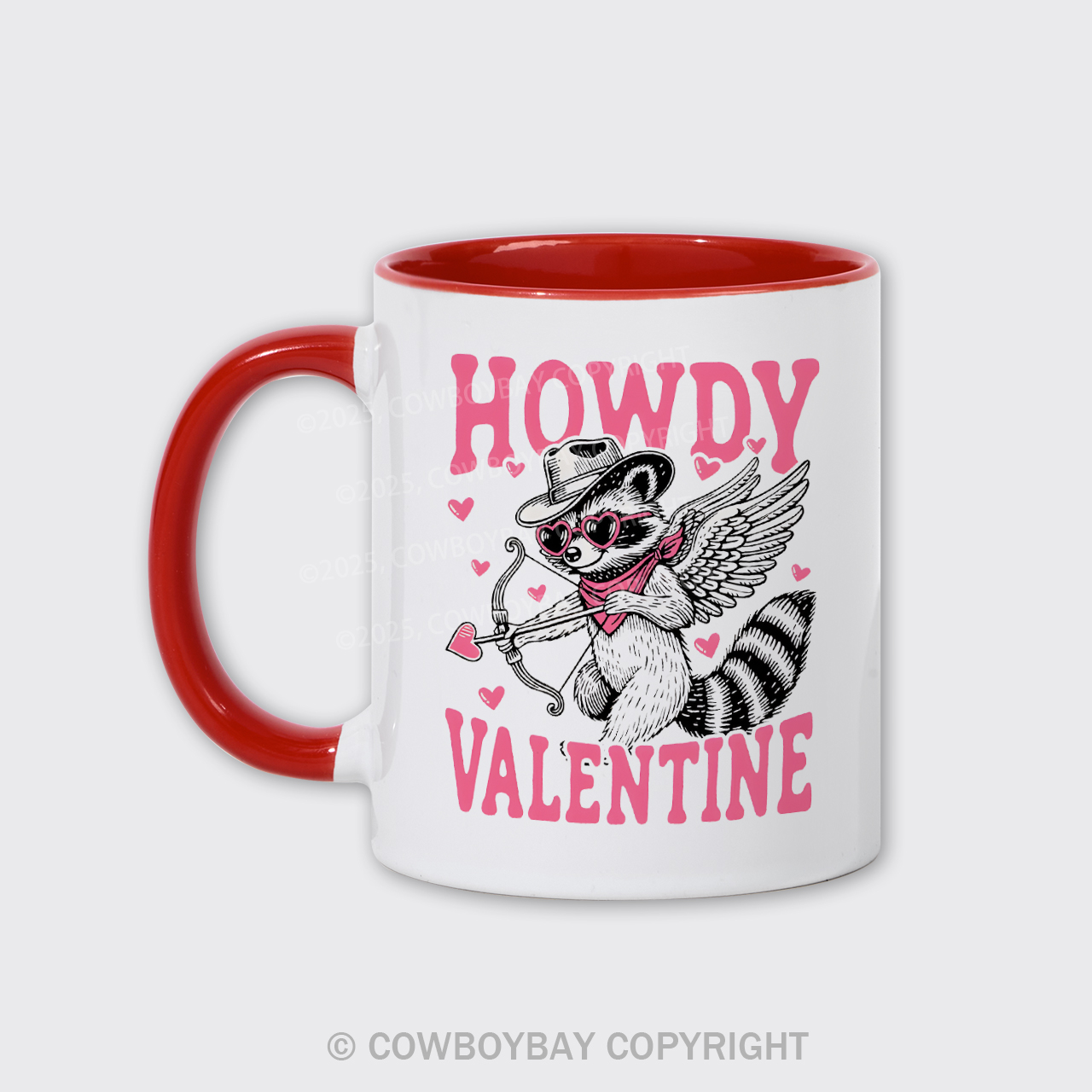 Funny Raccoon Valentine Mug