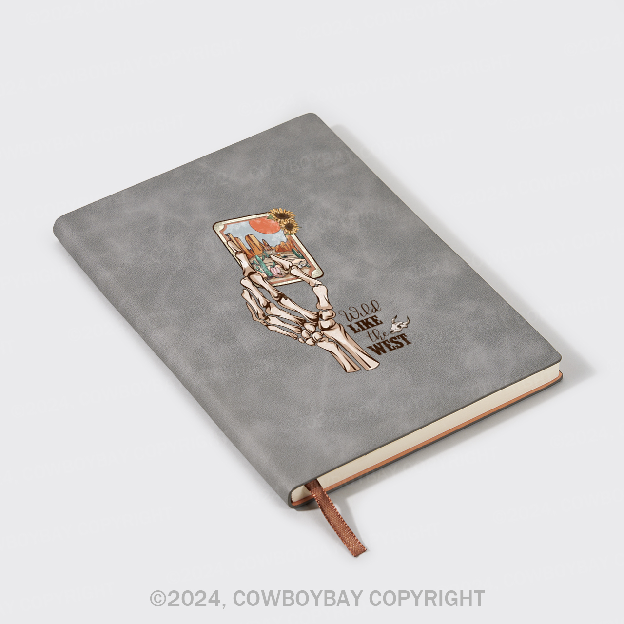 A5 Vintage Sheepbark Notebook-It's Your Turn To Play