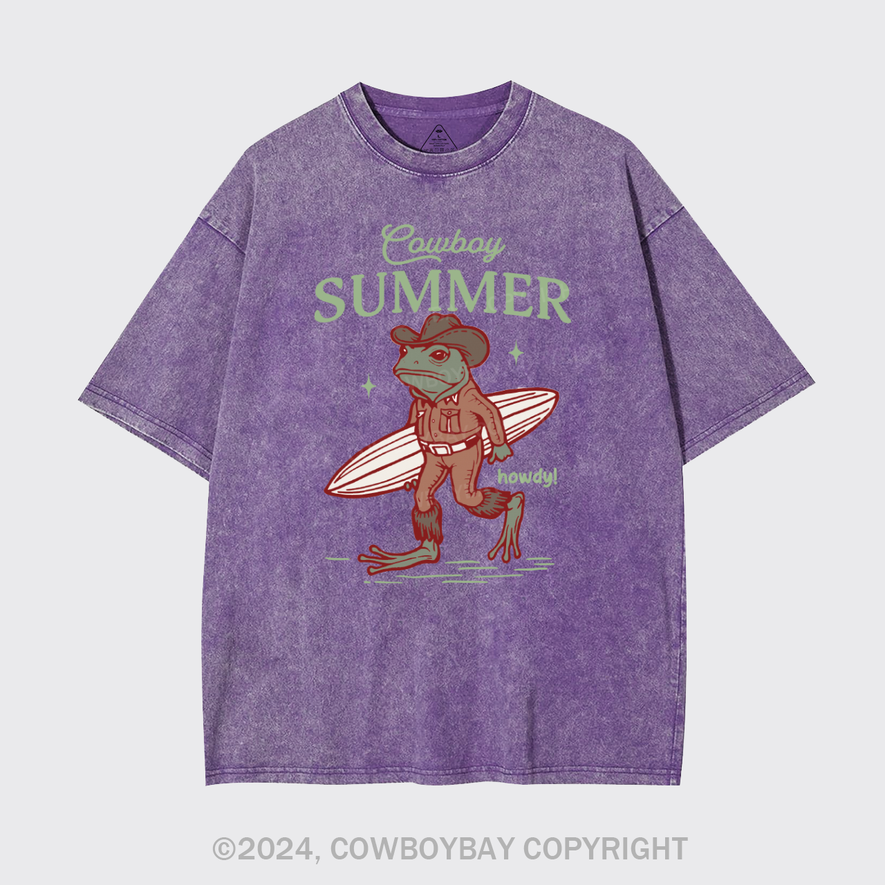 Retro Cowboy Summer Garment-dye Tees