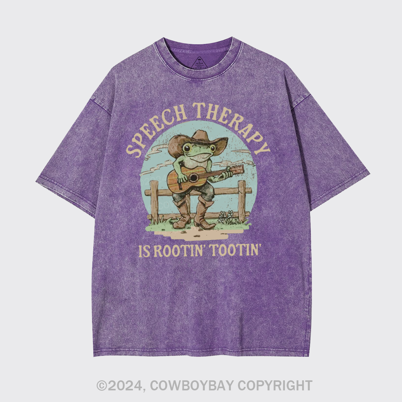 Speech Therapy Is Rootin' Tootin' Garment-dye Tees
