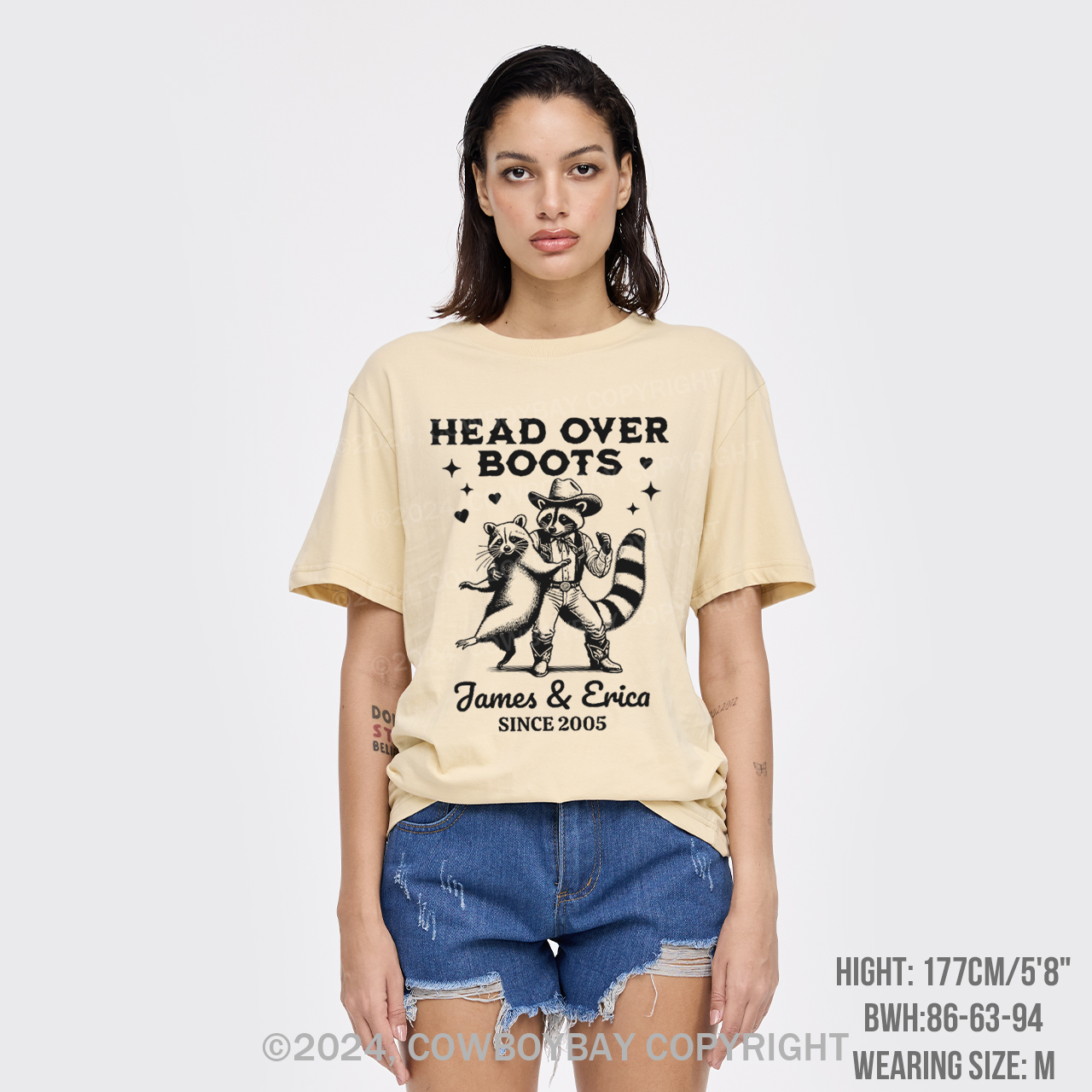 Head Over Boots Couples T-Shirts