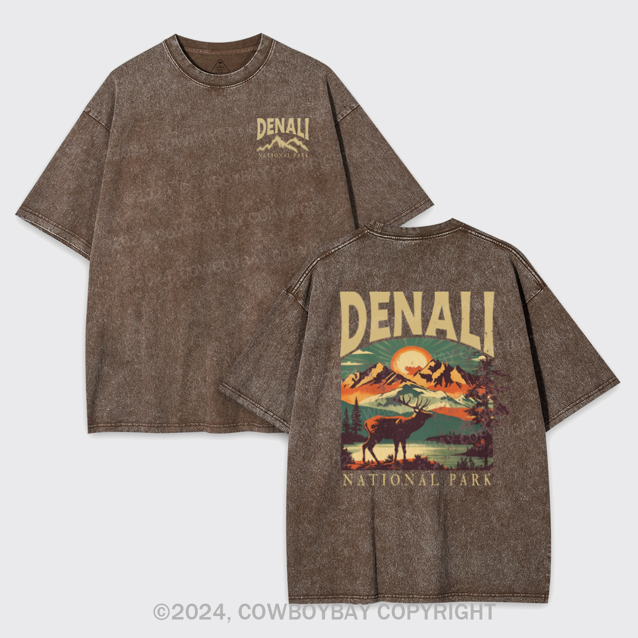 Denali National Park Garment-dye Tees