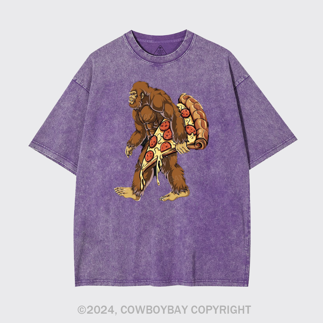 Bigfoot Pizza Garment-dye Tees