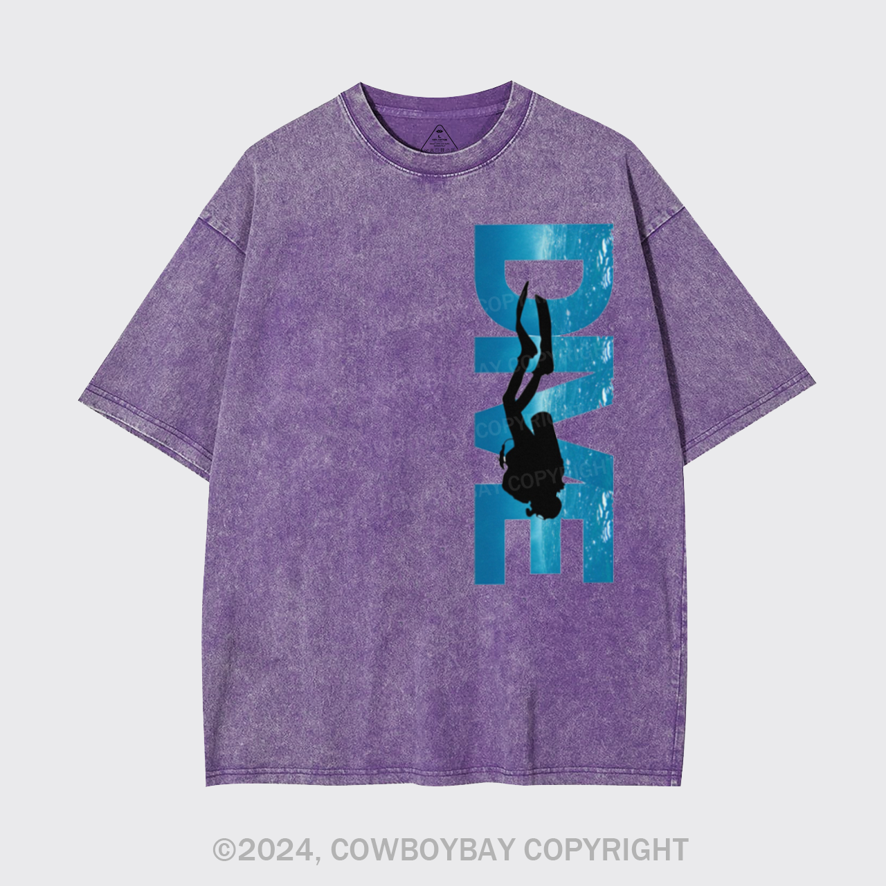 Funny Diving Garment-dye Tees