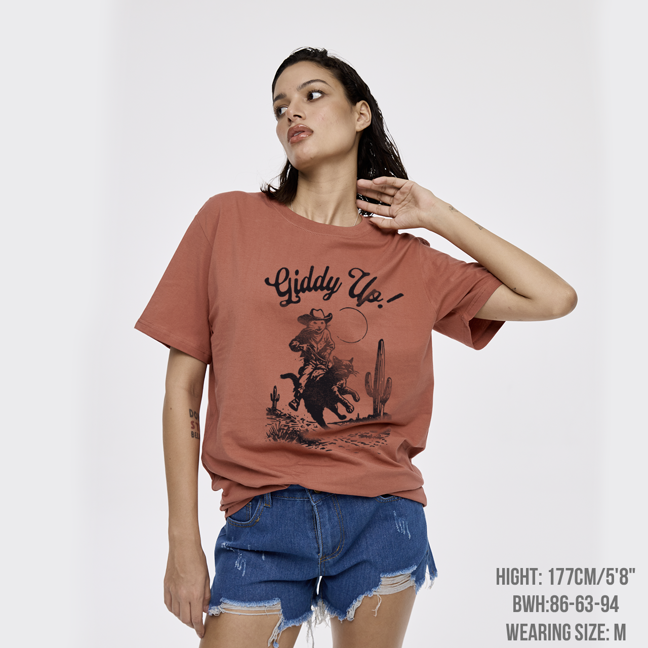 Giddy Up Funny Cowboy Mouse T-Shirts