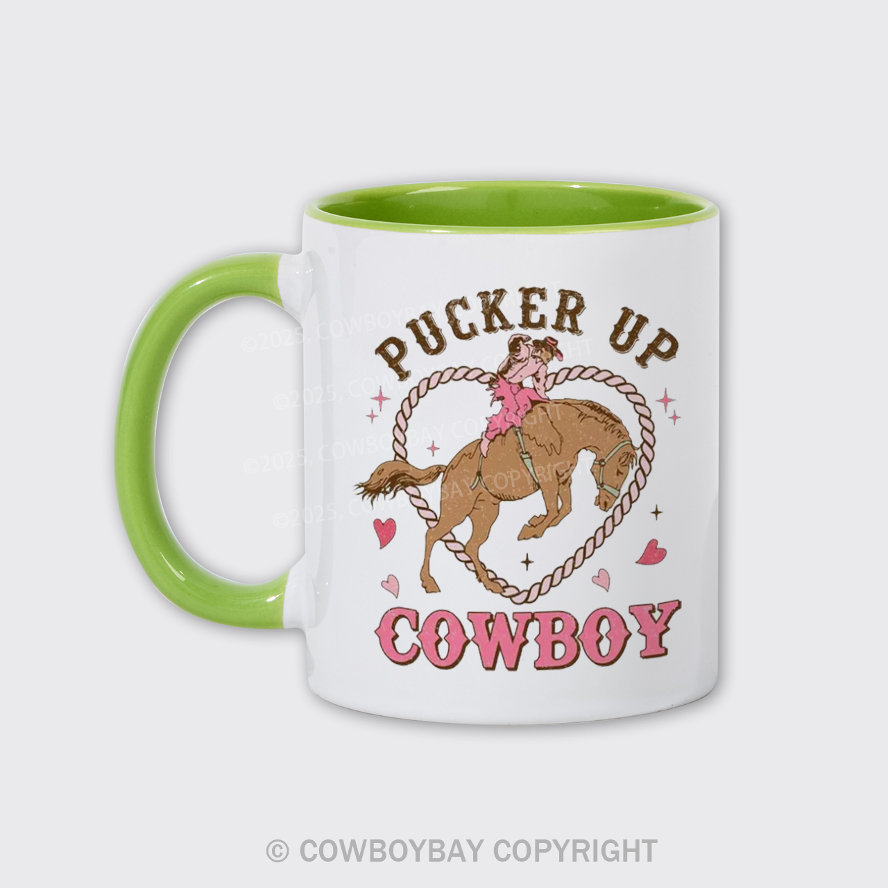 Pucker Up Cowboy Mug