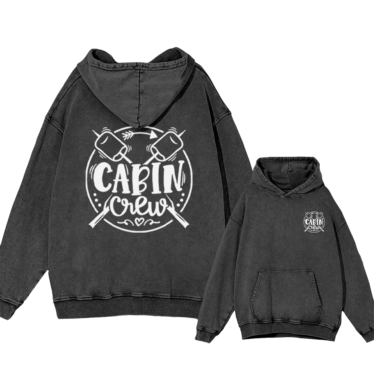 Cabin Crew Garment-Dye Hoodies