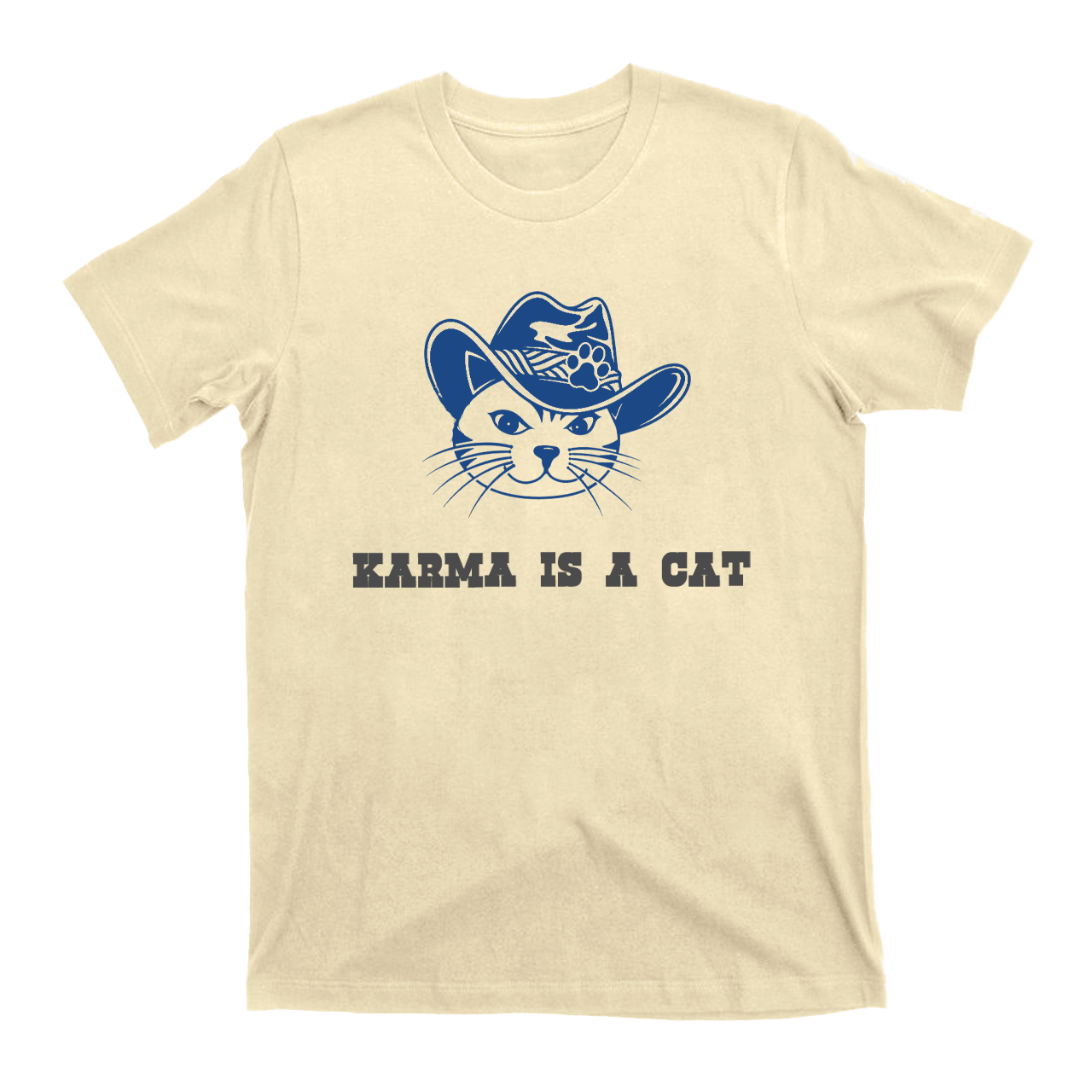 Karma Is A Cat Midnight T-Shirts