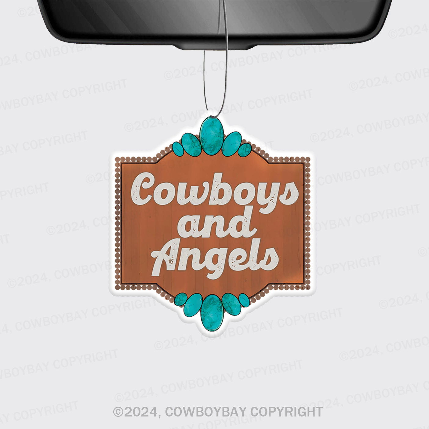Cowboy And Angel Car Air Freshener