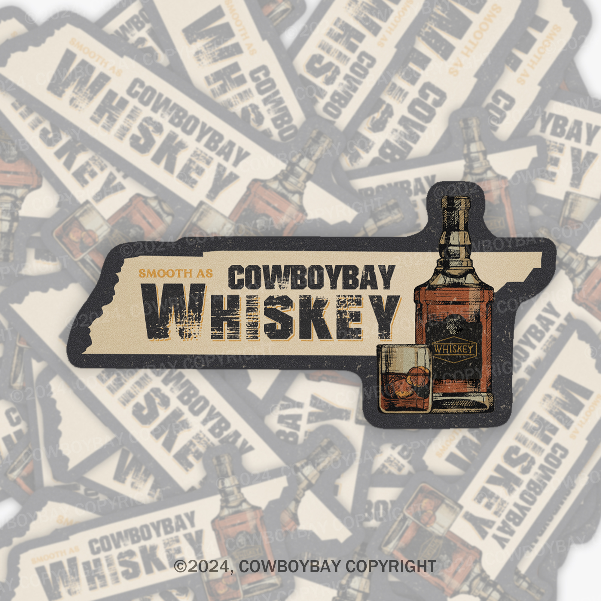 Smooth As Whisky Sticker 