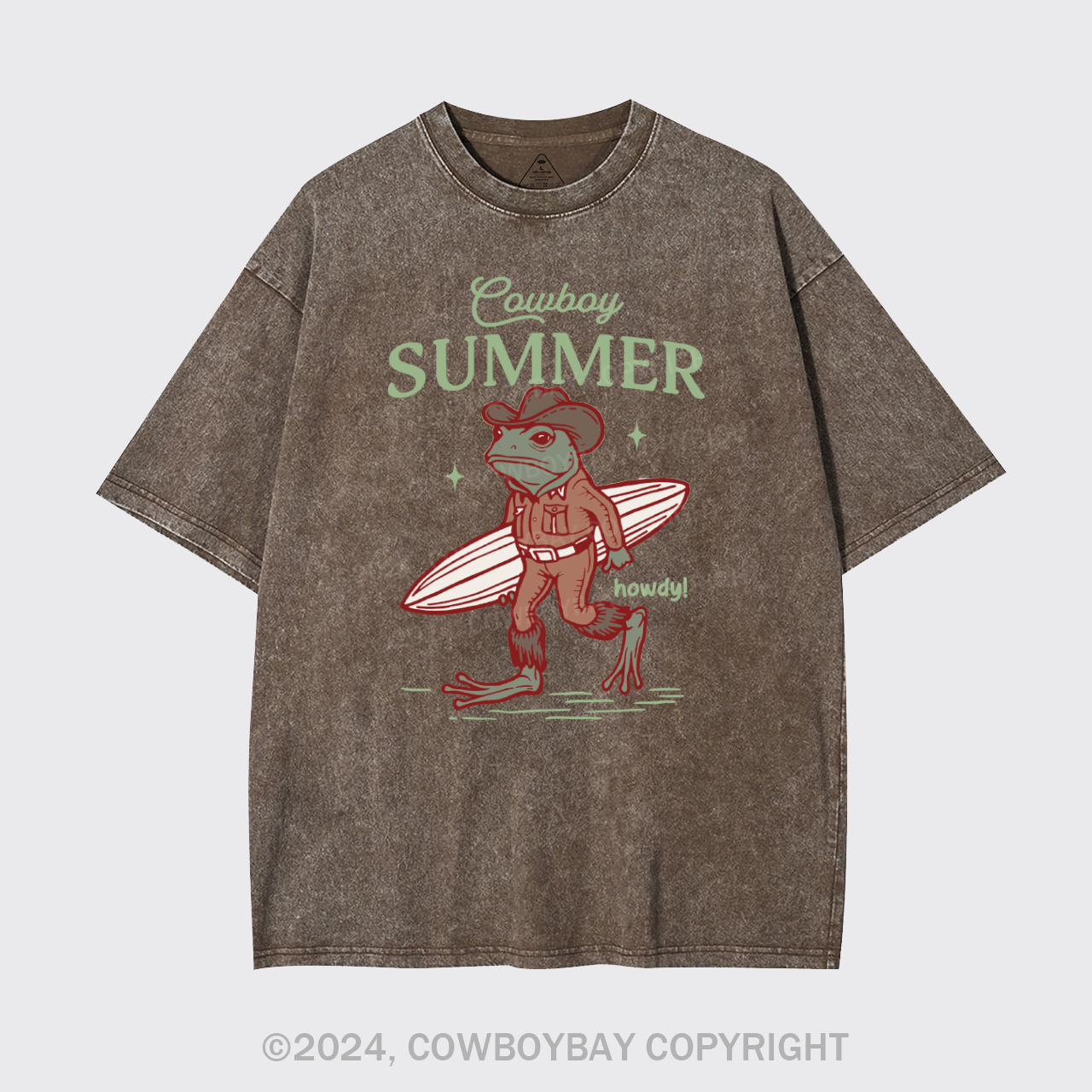 Retro Cowboy Summer Garment-dye Tees