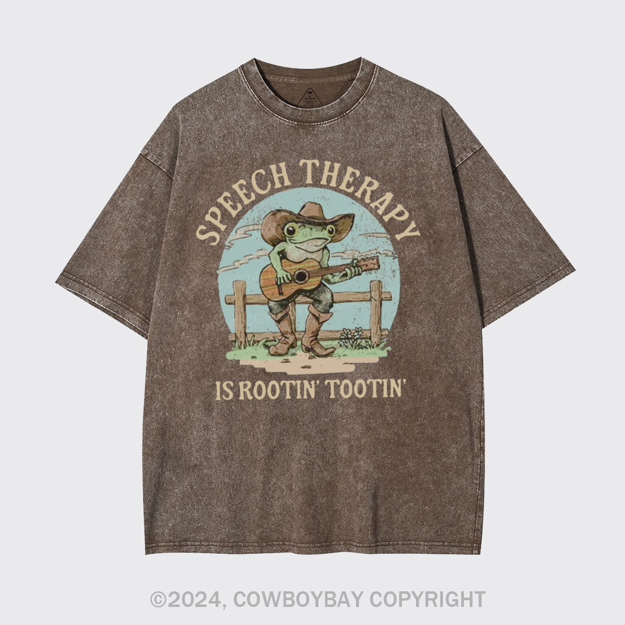 Speech Therapy Is Rootin' Tootin' Garment-dye Tees